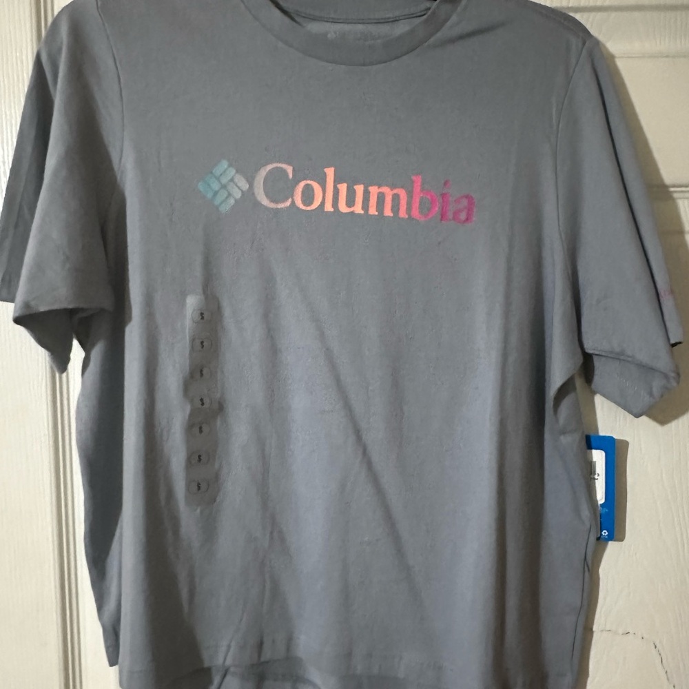 Columbia Gray Short Sleeve Crew Neck Tee